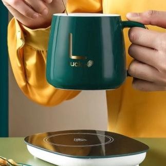 Cup Warmer Tatakan Gelas Pemanas Kopi Teh Susu Tatakan Gelas Elektrik