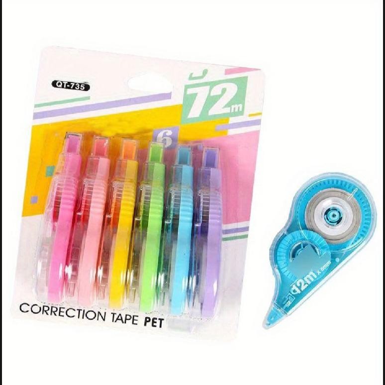 

TOKO_ATK168 6pcs Tipex Tip X Pita Koneksi Pena Correction Tape - ST0453