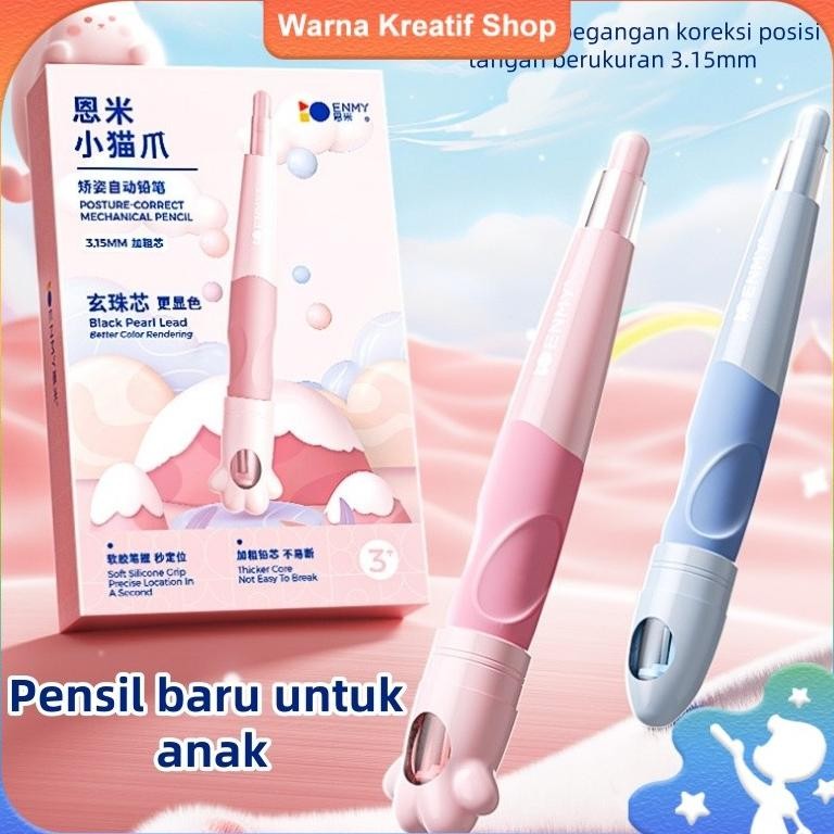 

Pensil Mekanik ENMY 3.15mm untuk Koreksi Postur Tersedia dalam Ukuran Tebal Tidak Mudah Patah Bisa Diganti Isi Cocok untuk Anak-anak Belajar Menulis dan Koreksi Pegangan