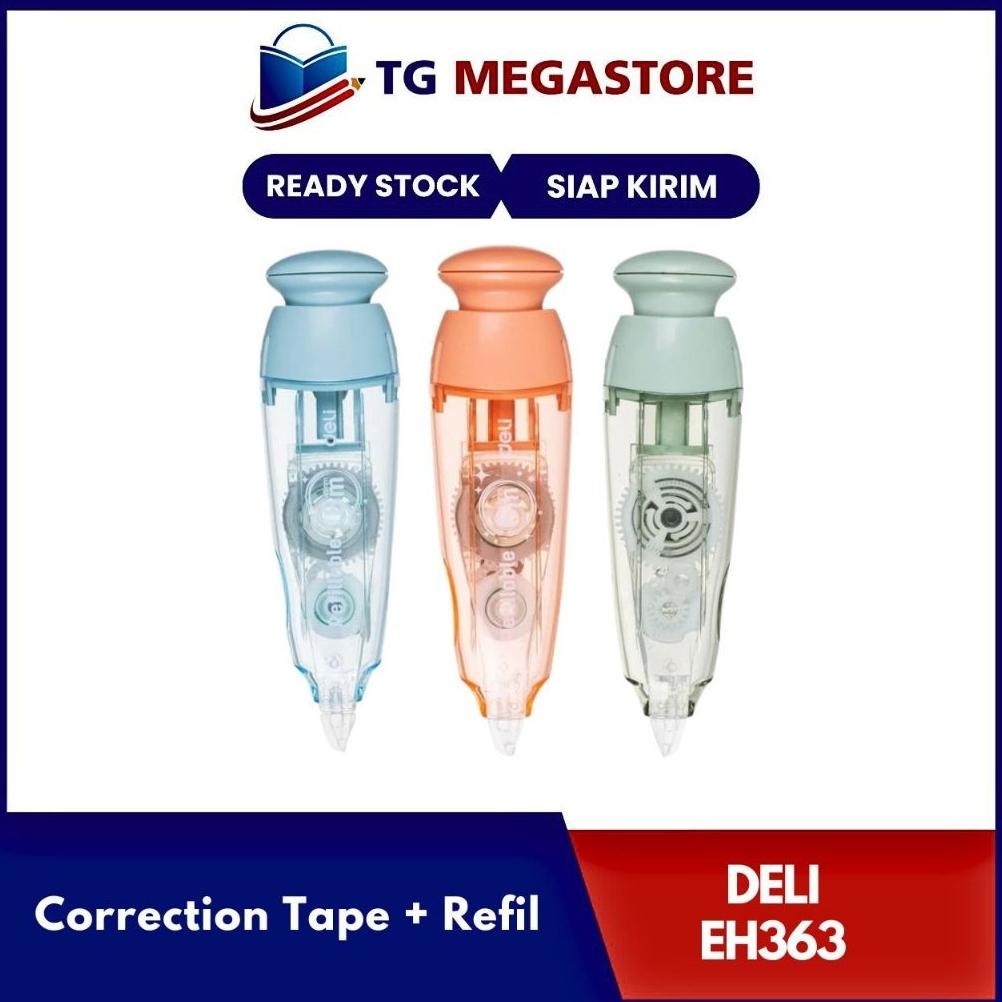 

Correction Tape Deli + Refil 5mm6m - EH363