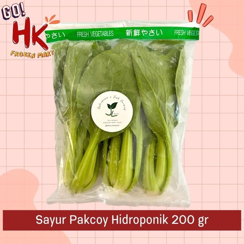 

Sayur Pakcoi Hidroponik 200gr | fresh segar pakcoy sawi suki pak choi HK Frozen Mart