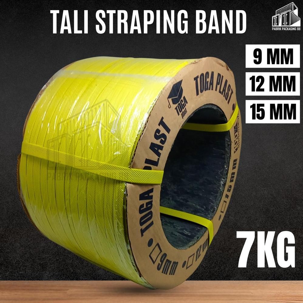 

Tali Strapping Band 9MM 12MM 15MM 7KG Tali Klem Packing Dus Karton Kuat Anti Jebol Heavy Duty AST