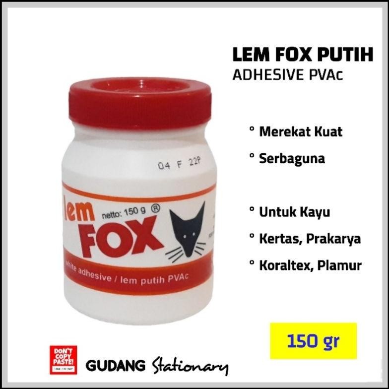 

Lem FOX PUTIH 150 gr AST