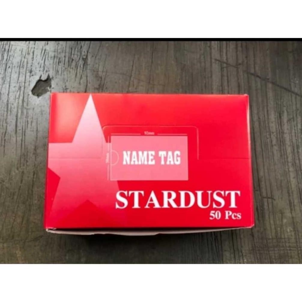 

Name Tag / Name Badge / ID Card peniti Jepit ( Isi 50 Pcs ) + AST