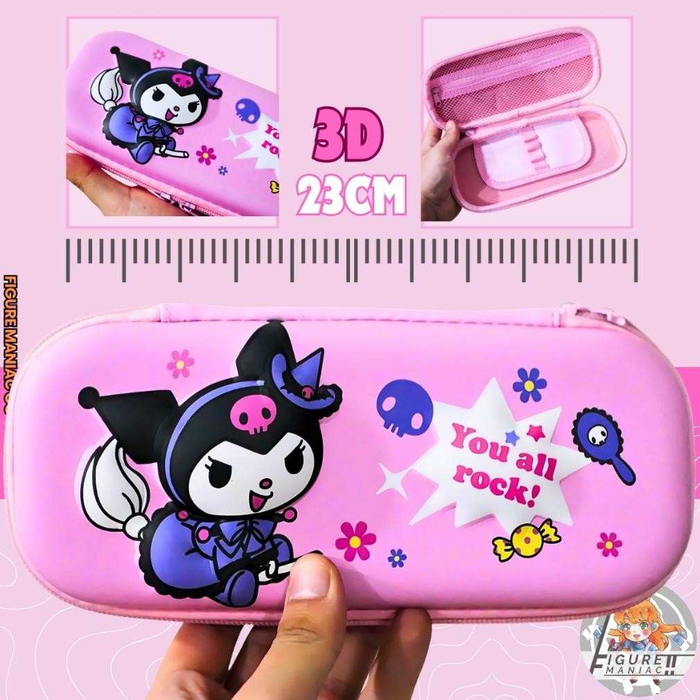 

[FM] - Big 3D Pencil Case / Kotak Pensil Sanrio 2 Layer Sealed Premium Edition AST