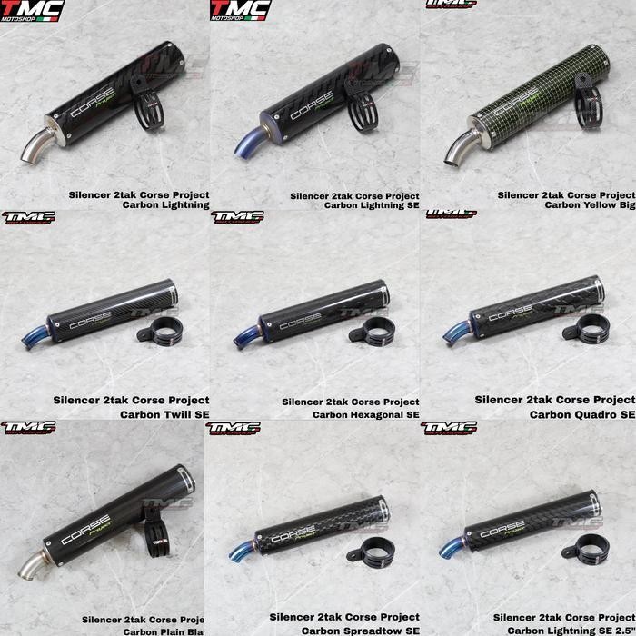 Knalpot Corse Project Ninja Ninja150 R Rr Ninja150R Ninja150Rr Original Dan Terpercaya