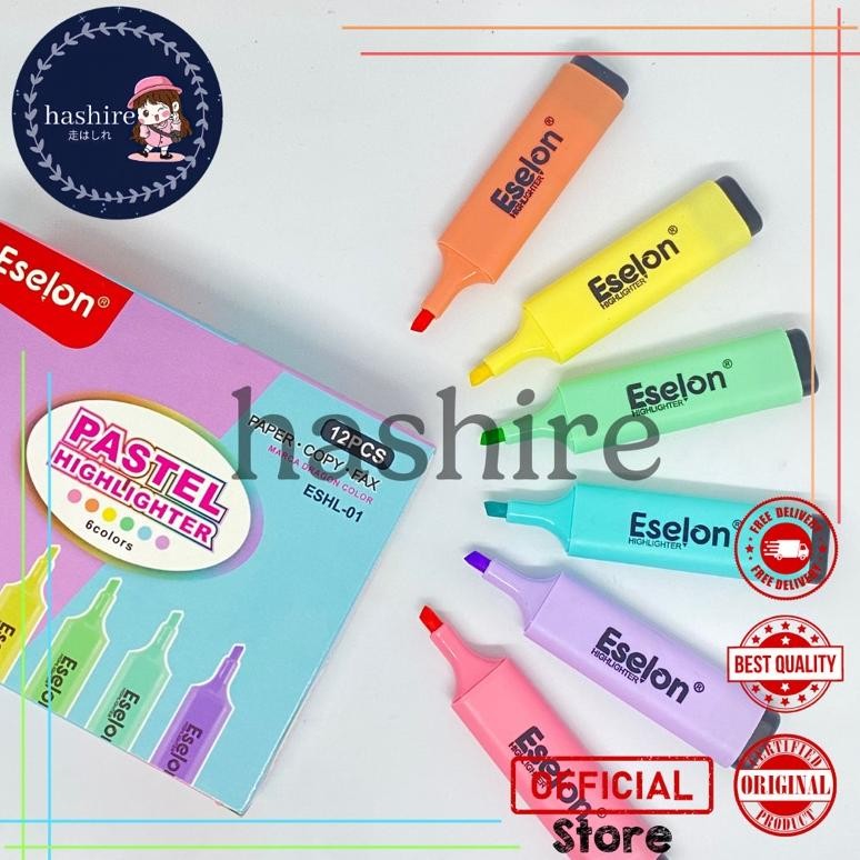 

12pcs Highlighter pastel / Highlighter