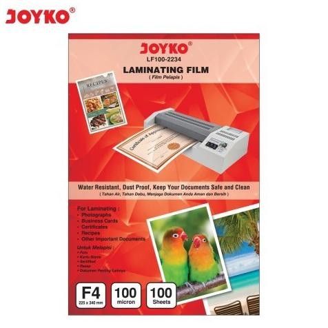 

JOYKO LAMINATING FILM FOLIO / PLASTIK LAMINATING F4 JOYKO LF 100-2234 AST