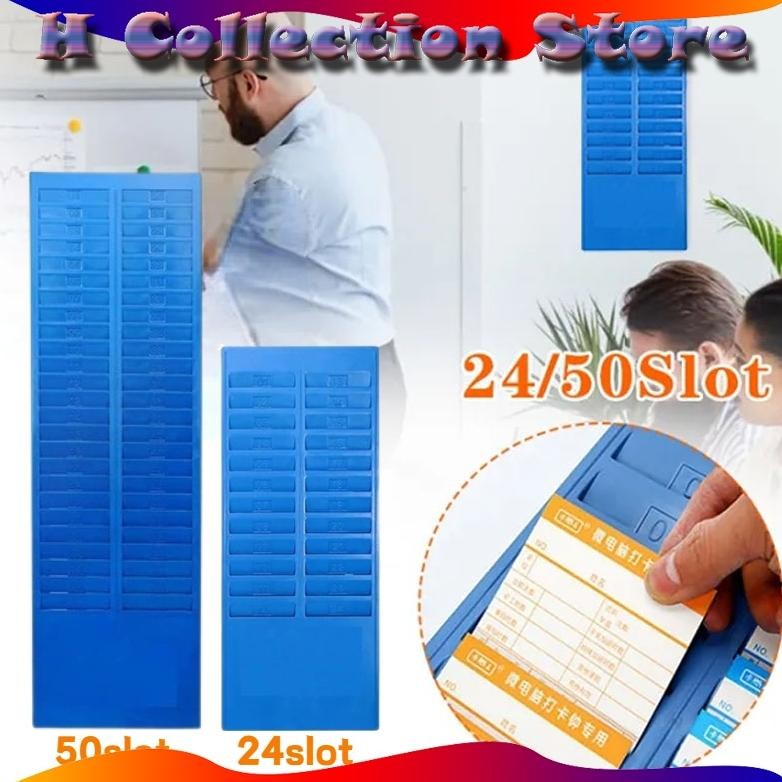 

[COD] Isi 24/50 Sheet Rak Tempat Kartu Absensi Rak Absensi Kartu Tempat Kartu Absen Karyawan Rak Kartu Absen Rak Kartu Absensi AST