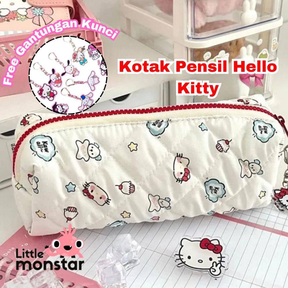 

Tempat Pensil sekolah hellokitty Tempat Pensil Serba Guna (FREE Gantungan Kunci RANDOM) SB-8 AST
