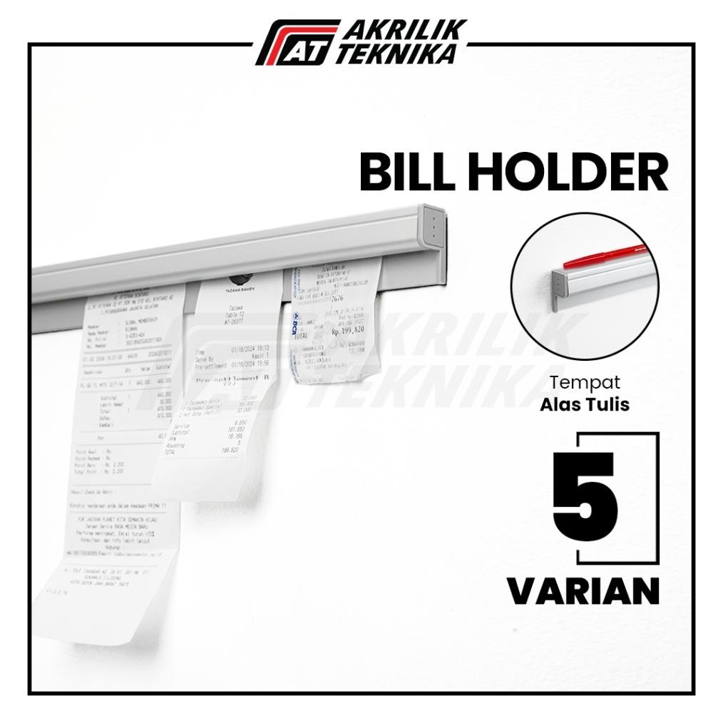

Bill Holder / Capitan Nota Bon Stainless / Receipt Holder AST