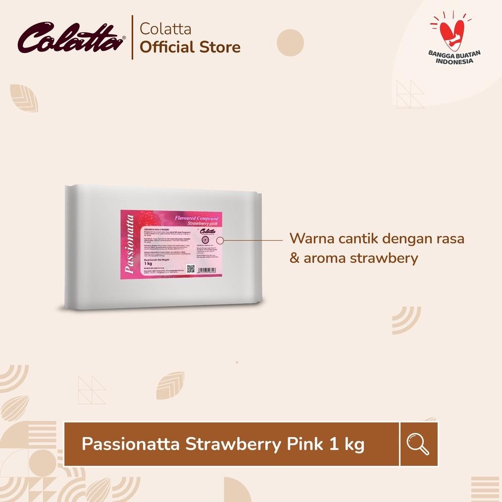 

Bundling Colatta Passionatta Chocolate Stawberry Pink - Coklat Strawberry Batang 1Kg - Isi 2