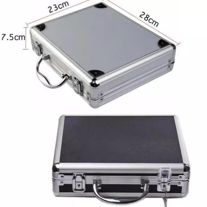 

Terlaris Baru Tempat Penyimpanan Koper Pistol Mic Aluminium Hitam Dan Silver