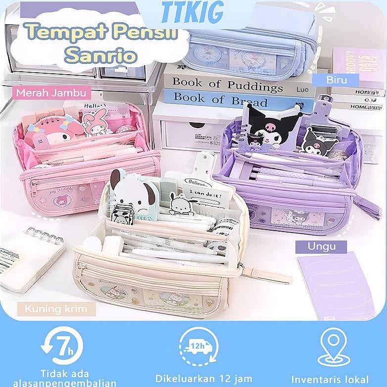 

Kotak Pensil / Pencil Case / Kotak Pensil Transparan / Kotak Pensil Transparan Aesthetic / Transparan Aesthetic Pencil Case Large Tempat Pensil Pen Pouch Lucu Stationery Organizer AST