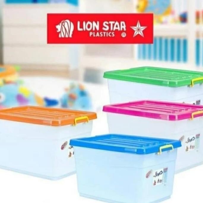 

Terlaris Lion Star : Wagon 40 Box Container Dgn Roda 40 Liter Vc 10 / By Gojek