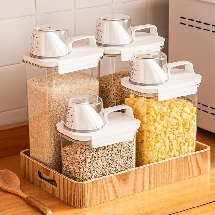

Terlaris Cereal Dry Food Storage Container - Sereal Box Multifungsi