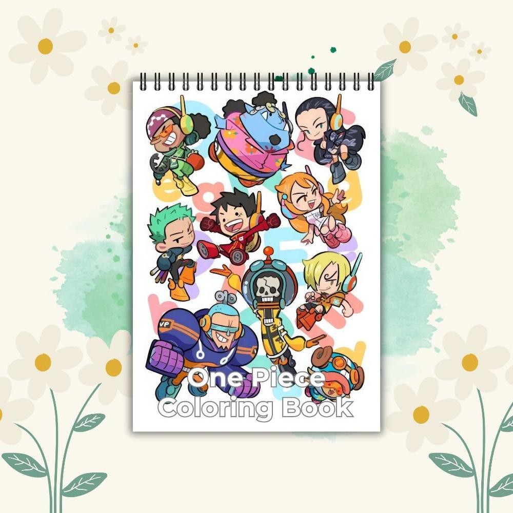 

One Piece Coloring Book Buku mewarnai Anak One Piece AST