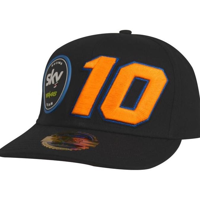 VR46 SKY RACING LUCA MARINI #10 CAP. Topi Unisex Pria Wanita