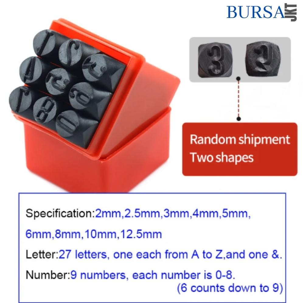 

STEMPEL CETAKAN KETOK ANGKA NOMOR 0 - 9 LOBANG BAJA KULIT DLL 3-12,5 MM AST