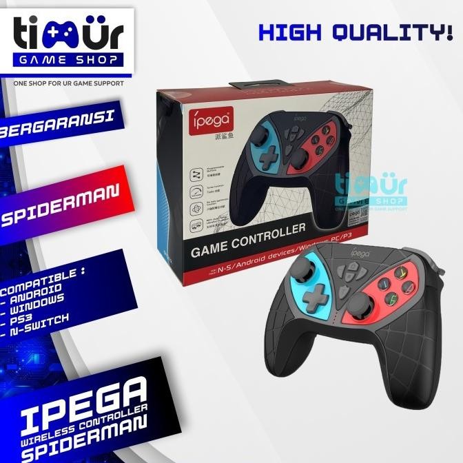 Ipega Spiderman SW018A Stik Stick Gamepad Nintendo Switch Android PC Best Quality