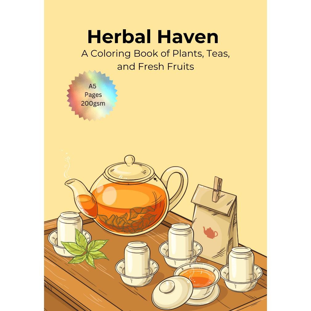 

Coloringbook.id Herbal Haven A Coloring book of Plant, teas and fresh fruit AST