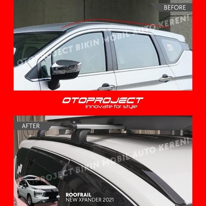 Roof Rail Mitsubishi Xpander Otoproject Roofrail Lexus Design Xpander