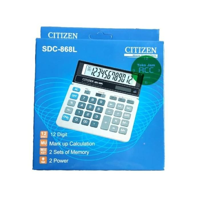 

Kalkulator Citizen SDC-868L AST