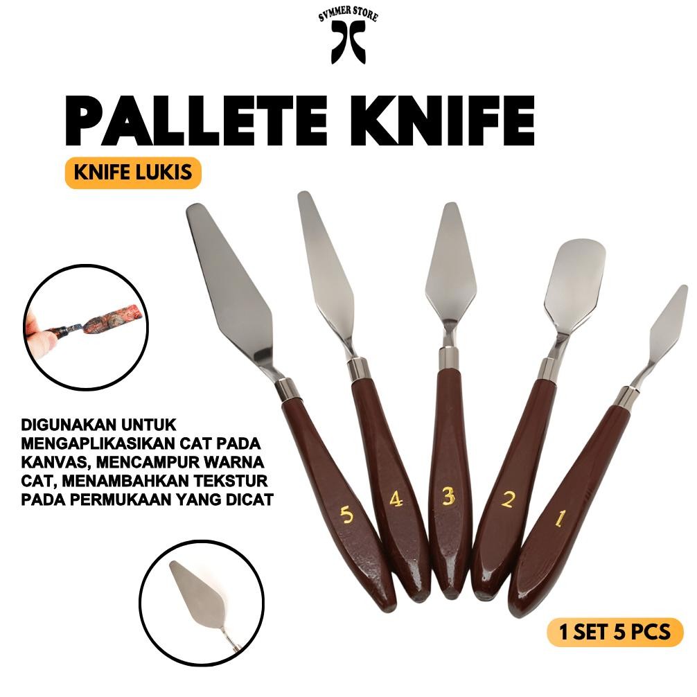 

Pallete Knife Set Lukis Painting Knife Sendok Kue Cetakan AST