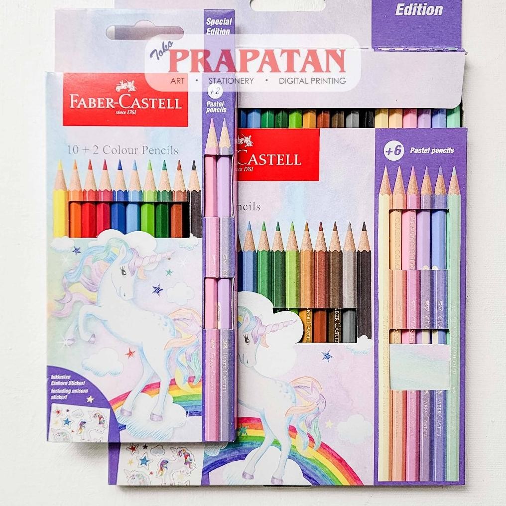 

Pensil Warna Faber Castell Special Edition Unicorn Pastel | Color Pencil AST