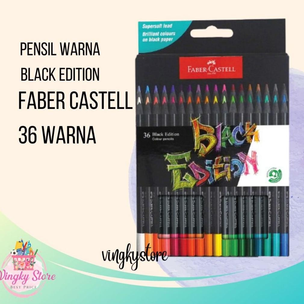 

Pensil Warna Black Edition Faber Castell 36 Warna AST