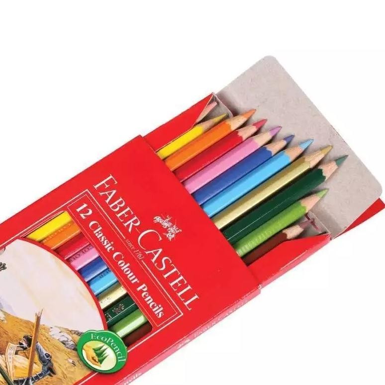 

Pensil Warna Faber-Castell 12 Classic Colour - panjang AST