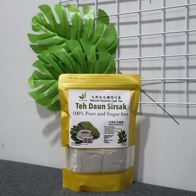 

Teh Daun Sirsak (Soursop Leaf Tea) 100% Pure (Immune Booster) - 50 Tea HS