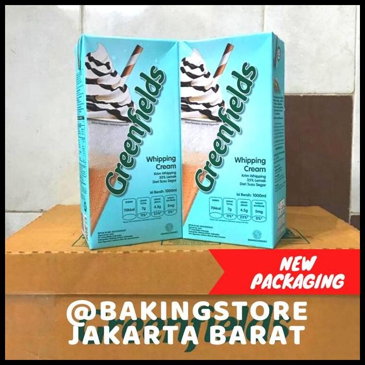 

Terlaris Whipping Cream Greenfields 1 Liter Good Quality