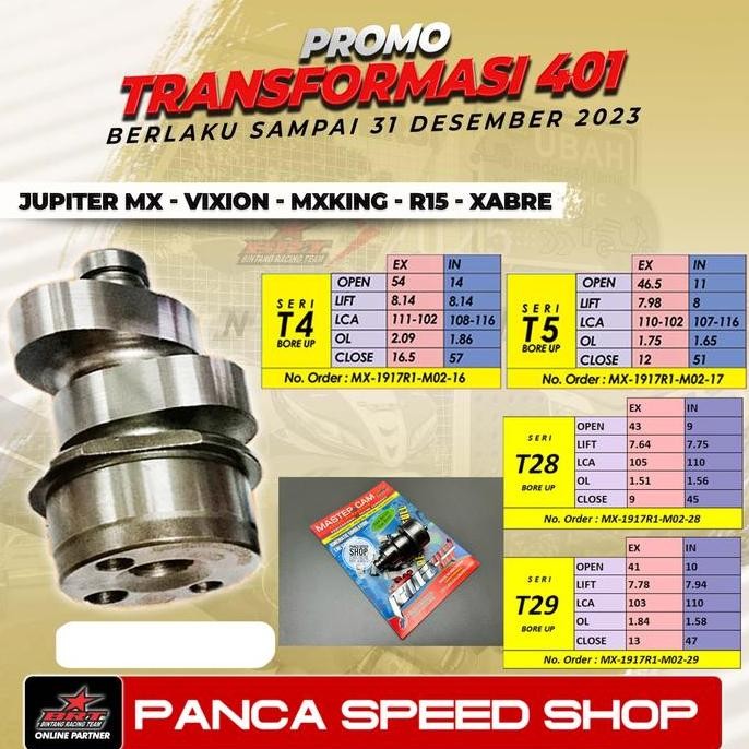 NOKEN AS BRT JUPITER MX VIXION R15 MX KING TYPE S1 T1