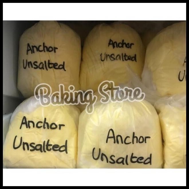 

Terlaris Pure New Zealand Unsalted Butter Anchor Repack 500Gr - Gosend Only! Good Quality