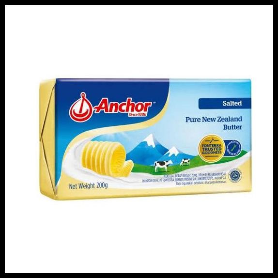 

Terlaris Anchor Salted Butter Halal Mentega Asin Impor Termurah 227Gr Good Quality