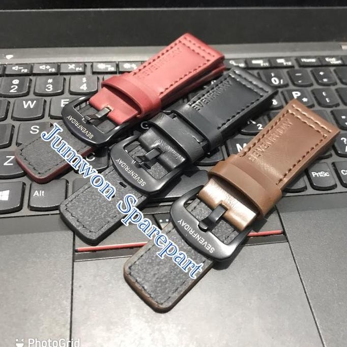 Tersedia Tali Kulit Jam Tangan SF Strap Tali Kulit Jam Tangan Seven 28mm