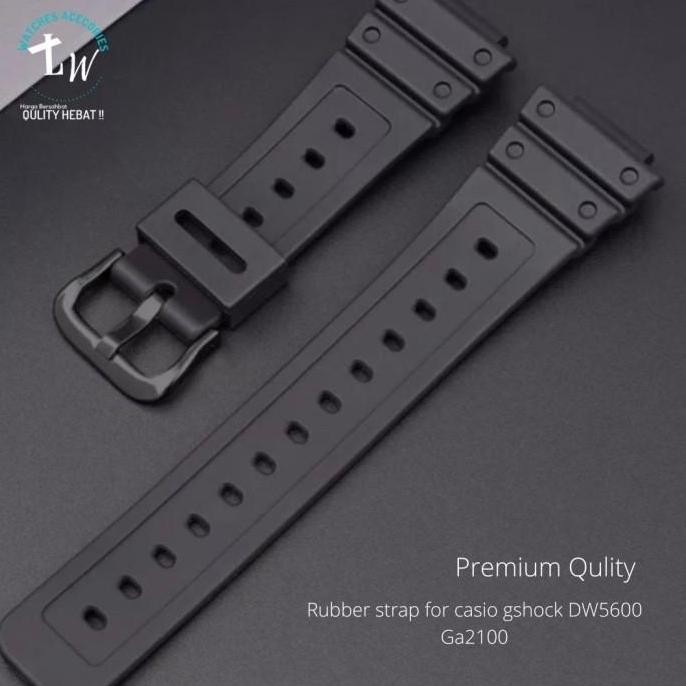 Tersedia Premium tali jam gshock dw 5600 GA2100 Rubber strap Gshock Ga2100