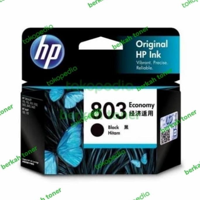 Tinta Cartridge Hp Ink 803 Series Printer Hp Deskjet 1111, 1112, 2131 New Stok