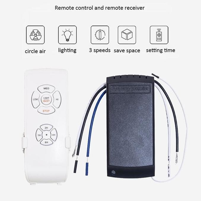 Ceiling Fan Remote Control Lamp Saklar Smart Ceiling Fan Lamp Remote