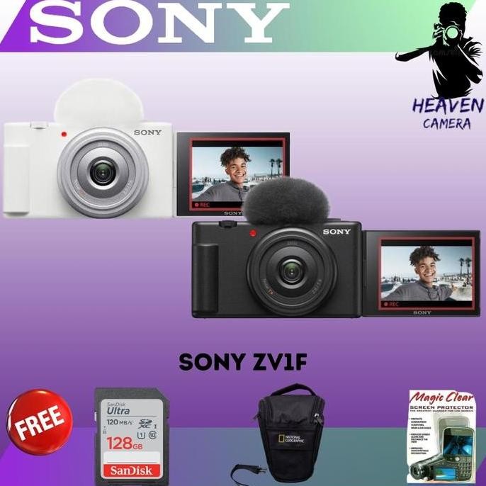 Tersedia SONY ZV-1F / SONY ZV 1F / SONY ZV1F DIGITAL COMPACT KAMERA VLOG 4K