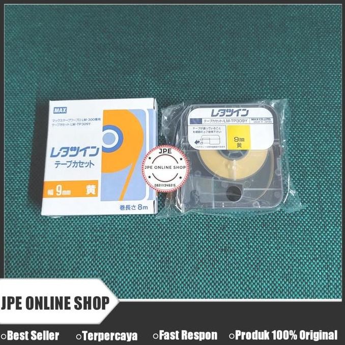 

Tape Label Letatwin Lm-Tp512Y Max Marking Label Letatwin 12Mm Kuning New Stok