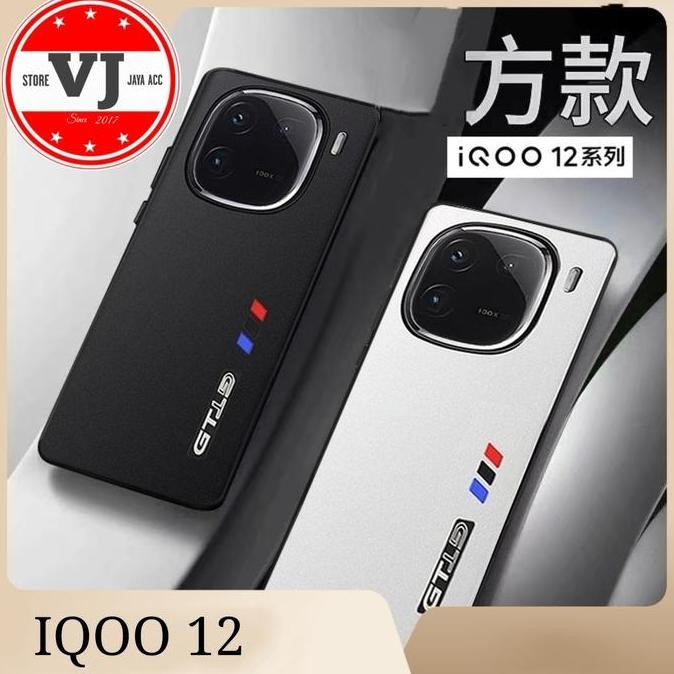 NEW Leather Case Minimalis Iqoo 12 Hardcase Anti Jatuh IQOO 12 iqoo12