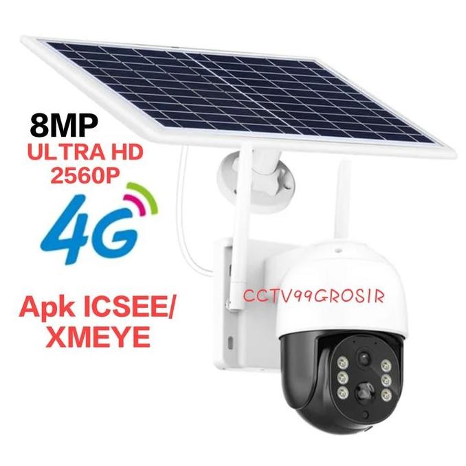 Tersedia CAMERA CCTV WIFI 4G GSM OUTDOOR PTZ SOLAR PANEL KAMERA PENGINTAI ICSEE