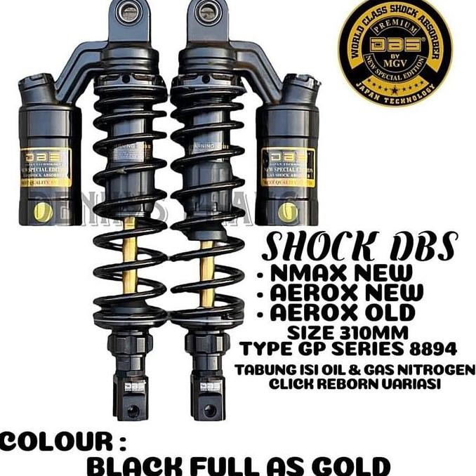 shock dbs 8894 gp series tabung atas 310mm aerox ,nmax new