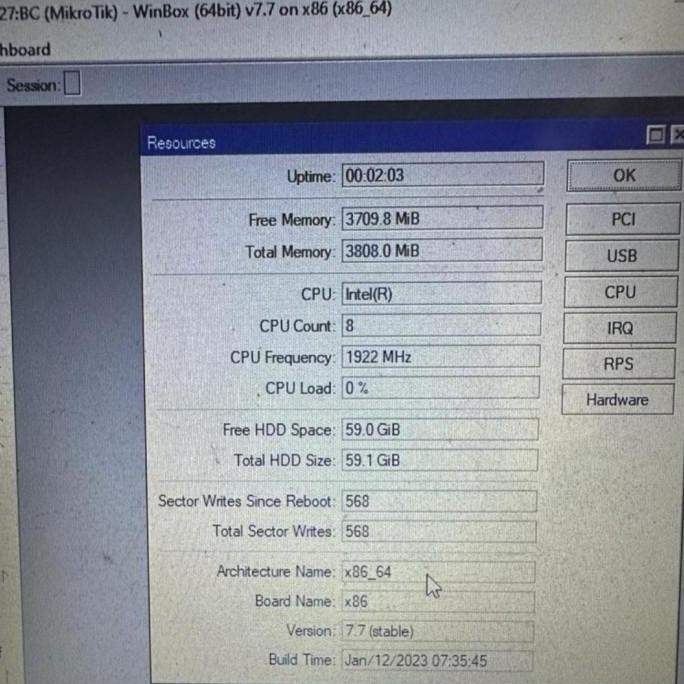 NEW Mikrotik PC x86_64bit Lv.6 free Upgrade Downgrade