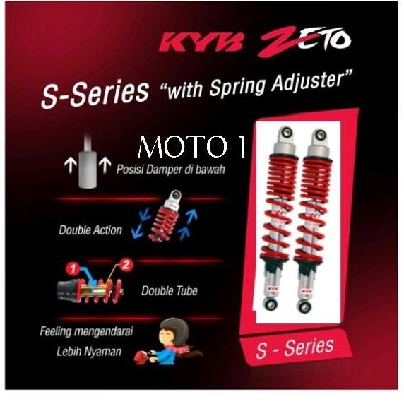 SHOCKBREAKER KYB-ZETO/ZT1070/S-SERIES/280/EMPUK (jupiter, vega, zr)