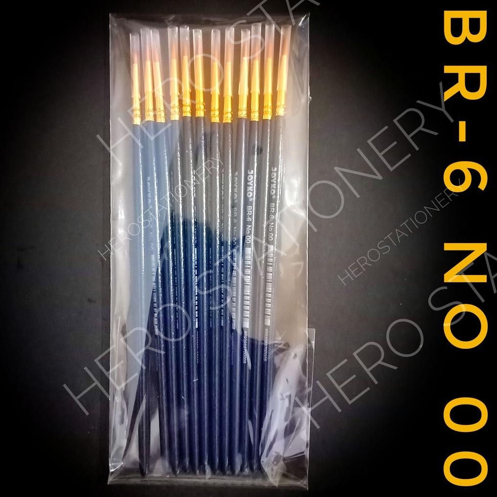 

Kuas lukis halus brush joyko no.00 BR-6 . 12 unit AST