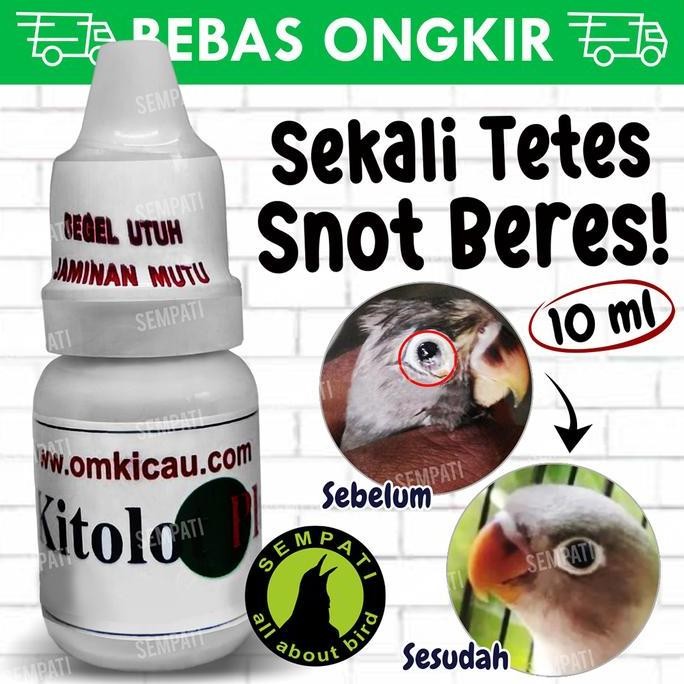 Bird Kitolot Tetes Om Kicau Obat Burung Sakit Mata Katarak Berlendir