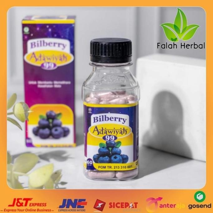 Kapsul Bilberry Adawiyah 99 Obat Mata Katarak Minus Lelah100% Original